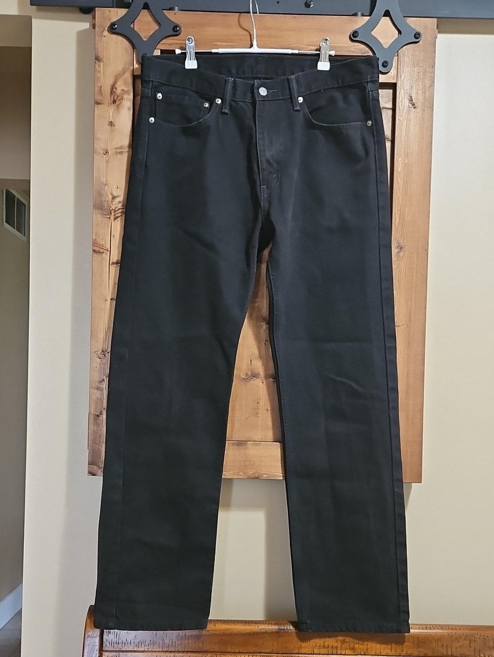 Levi's 505 Black Regular Fit Men's Jean W36 L32